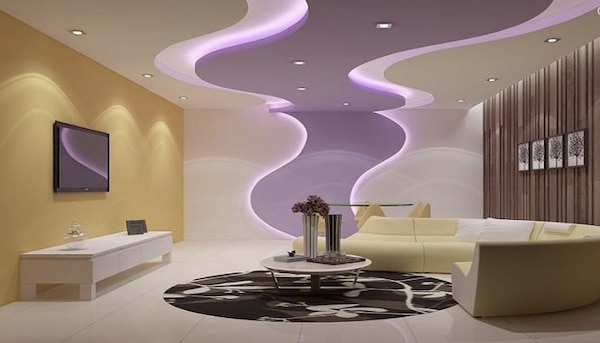 pop design creative wall and ceiling
