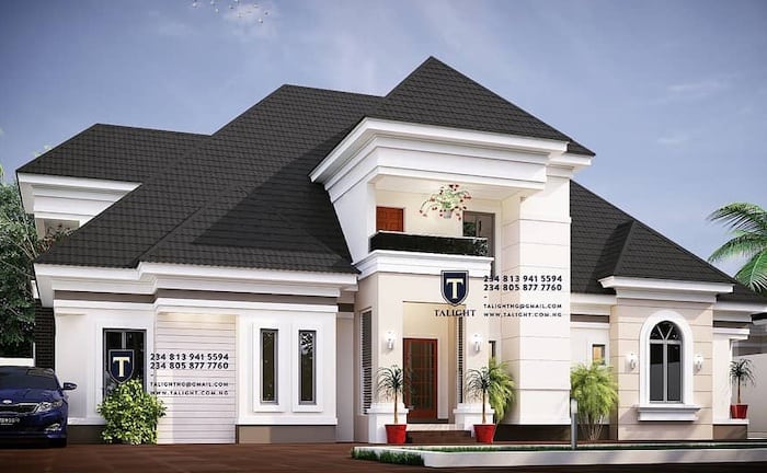 bungalow with penthouse designs in nigeria 8