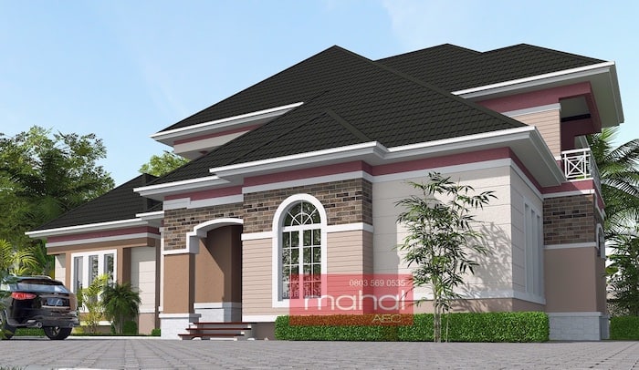 bungalow with penthouse designs in nigeria 9