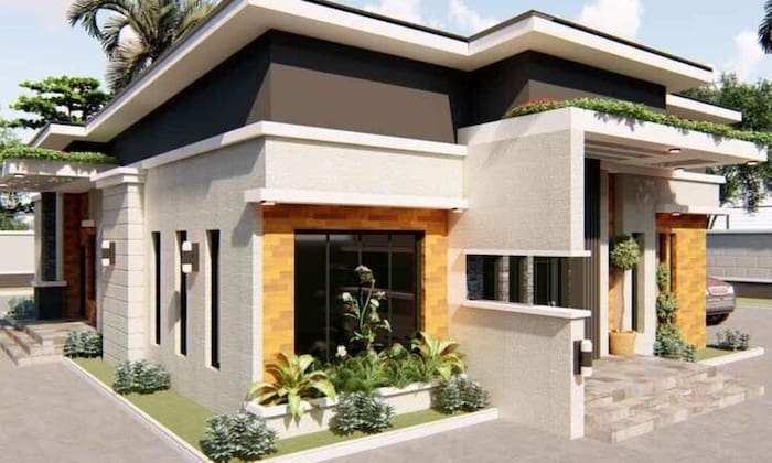 flat roof bungalow designs in nigeria 1