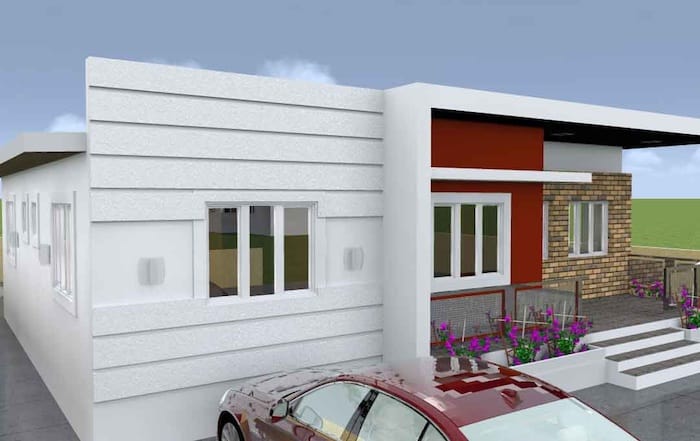 flat roof bungalow designs in nigeria 7